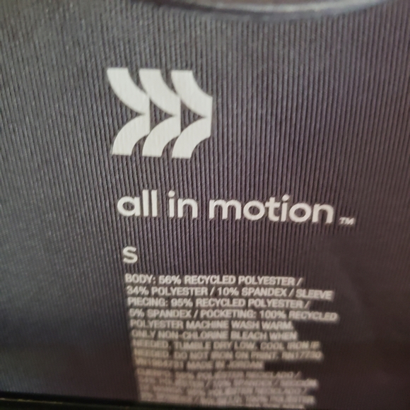 NWoT Mens Long Sleeve Athletic T-shirt Black & Gray Small - Picture 6 of 7